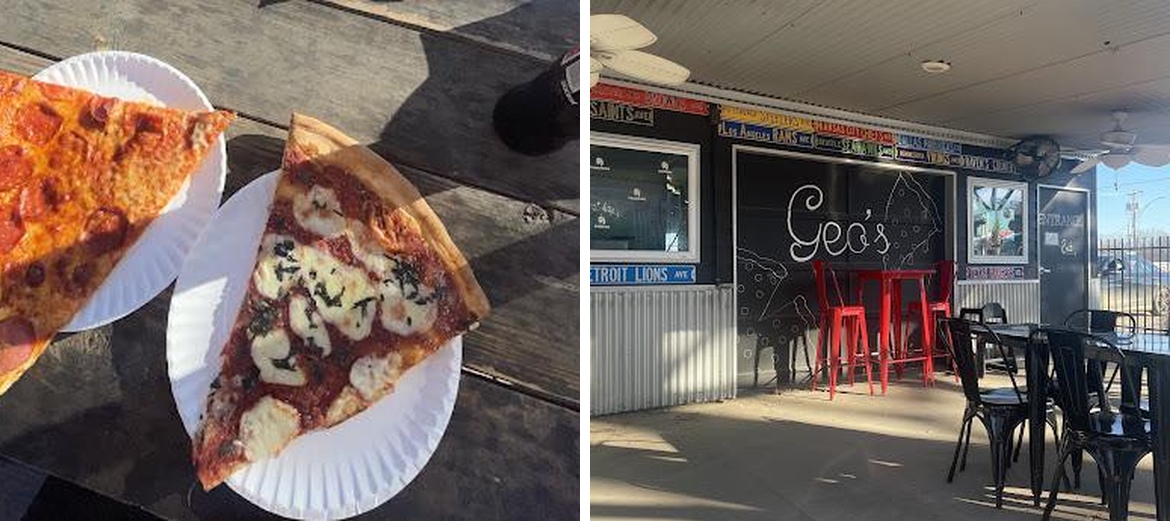 Geo's Pizzeria Menu